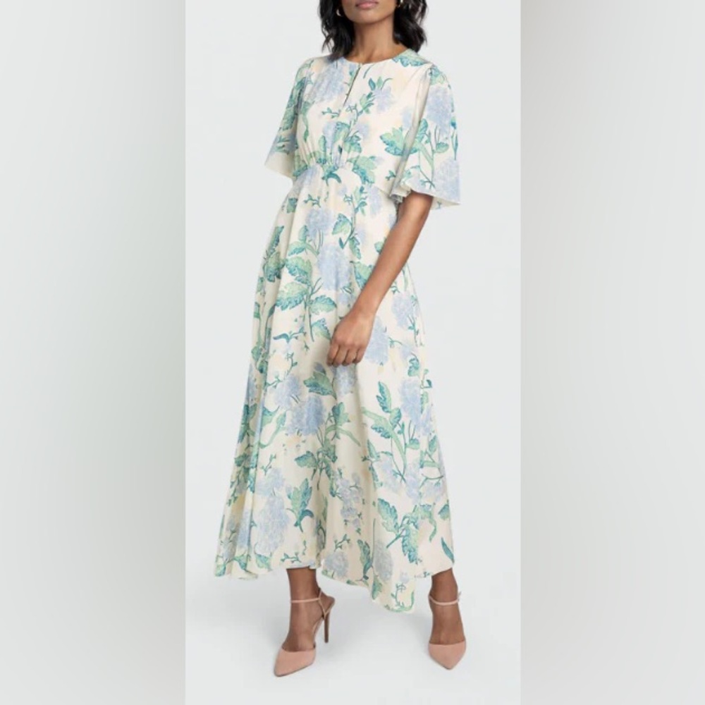 NWT silk Beulah London Gardenia dress. - Picture 3 of 6